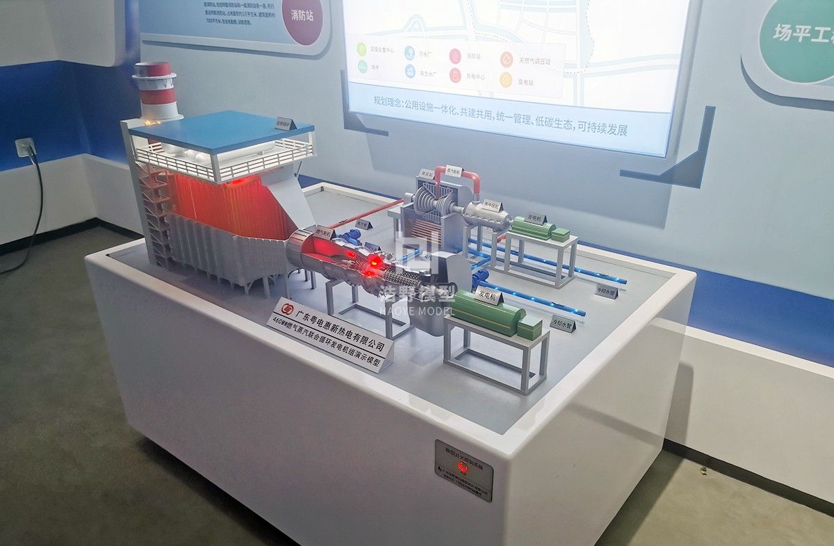 惠州展廳燃?xì)鈾C發(fā)電機組模型